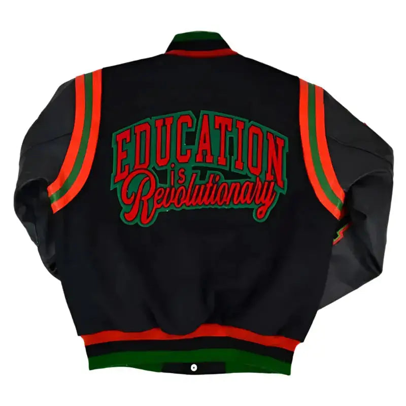 Men’s 1619 Freedom School Varsity Jacket-1