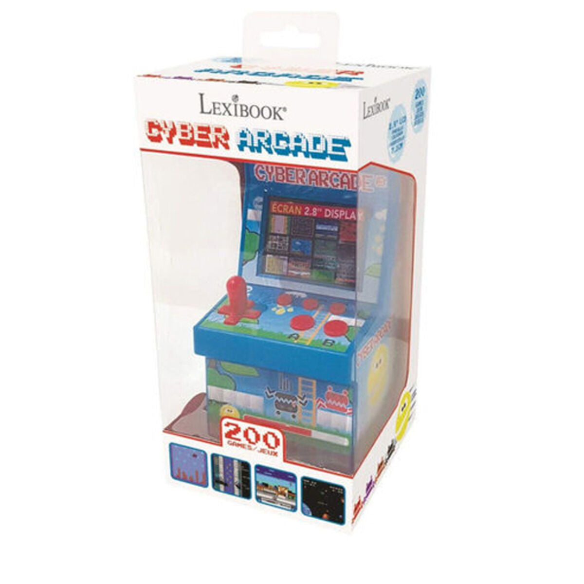 Console Cyber Arcade 200 Games Lexibook JL2940 LCD 2,5"-1