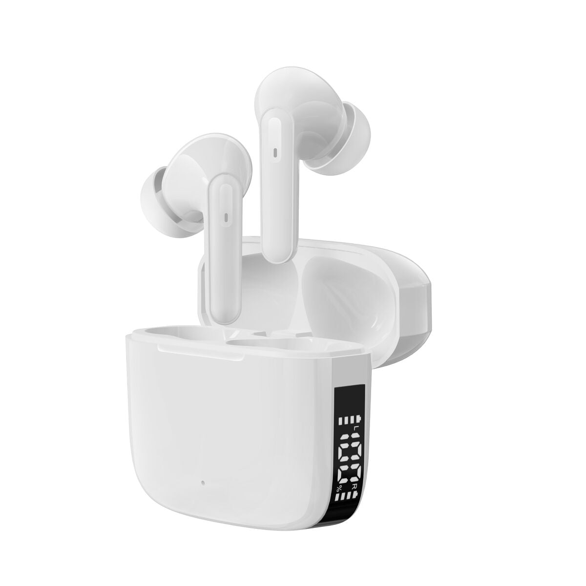 Bluetooth Headphones Denver Electronics TWE-61W White-0