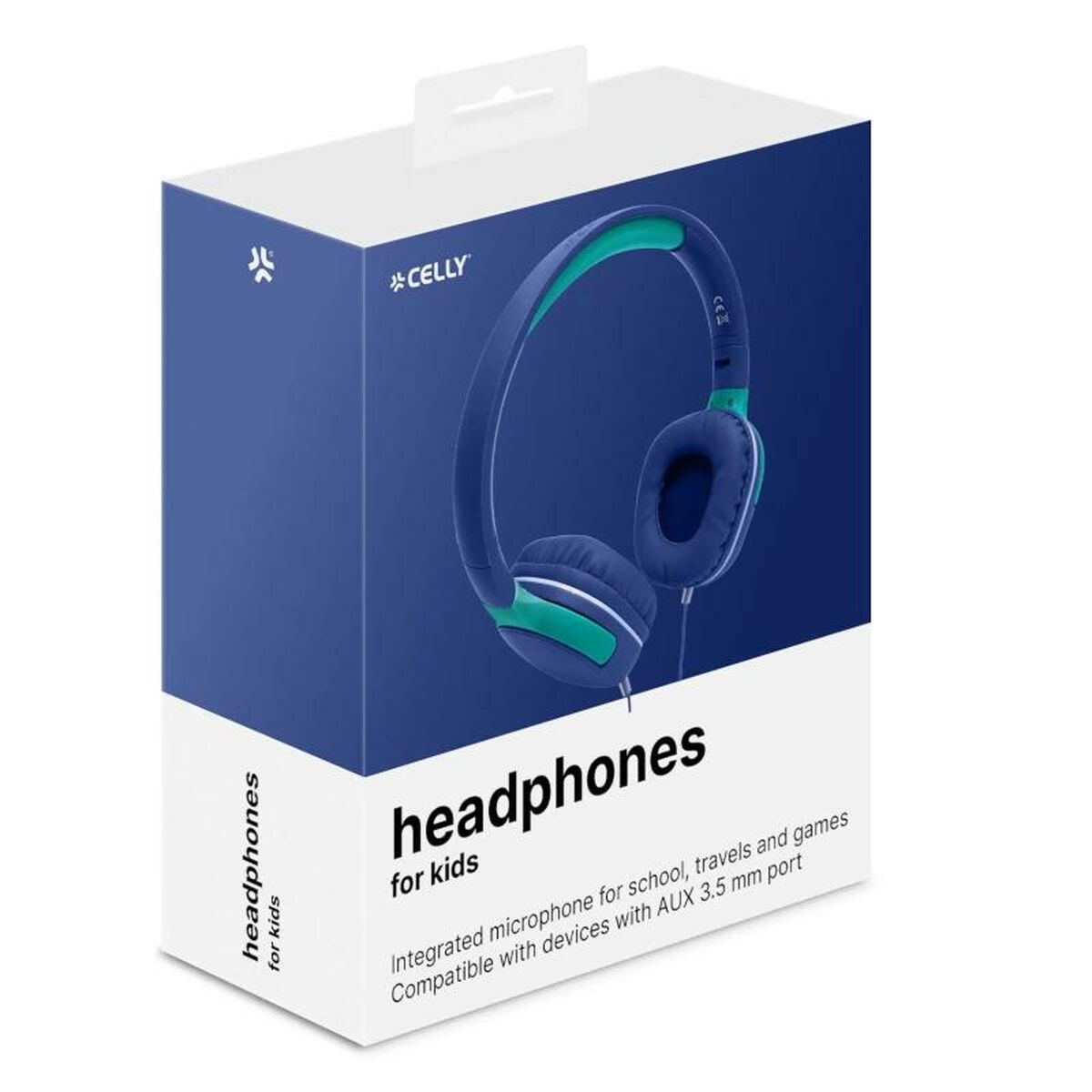 Headphones Celly KIDSBEAT2BL Blue-10