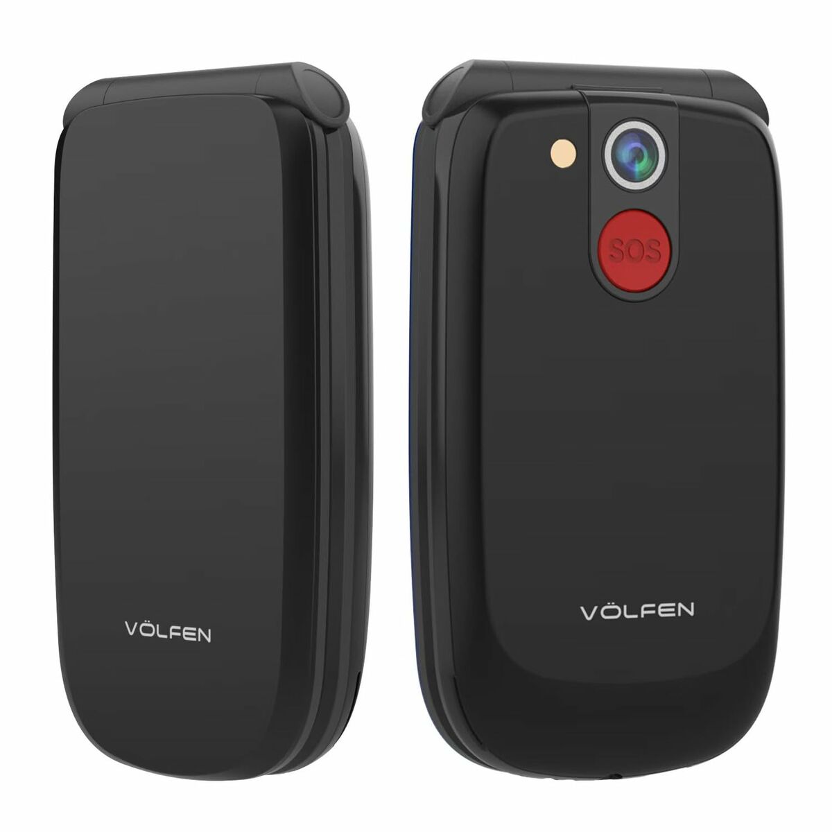 Mobile telephone for older adults Volfen ASTRO FLIP Black 48 MB 2,8" 4G-5