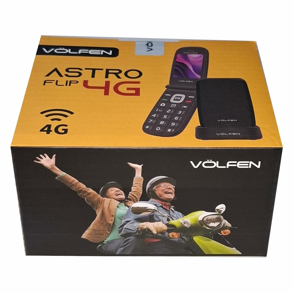Mobile telephone for older adults Volfen ASTRO FLIP Black 48 MB 2,8" 4G-2