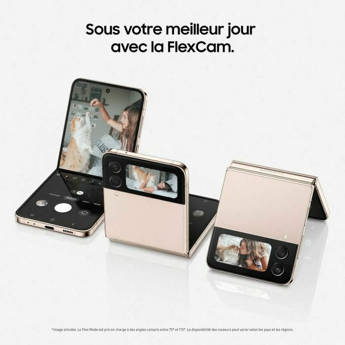 Smartphone Samsung Galaxy Z Flip4 5G 6,7" 5G 3840 x 2160 px 6,7" 8 GB RAM 256 GB Blue 256 GB-2