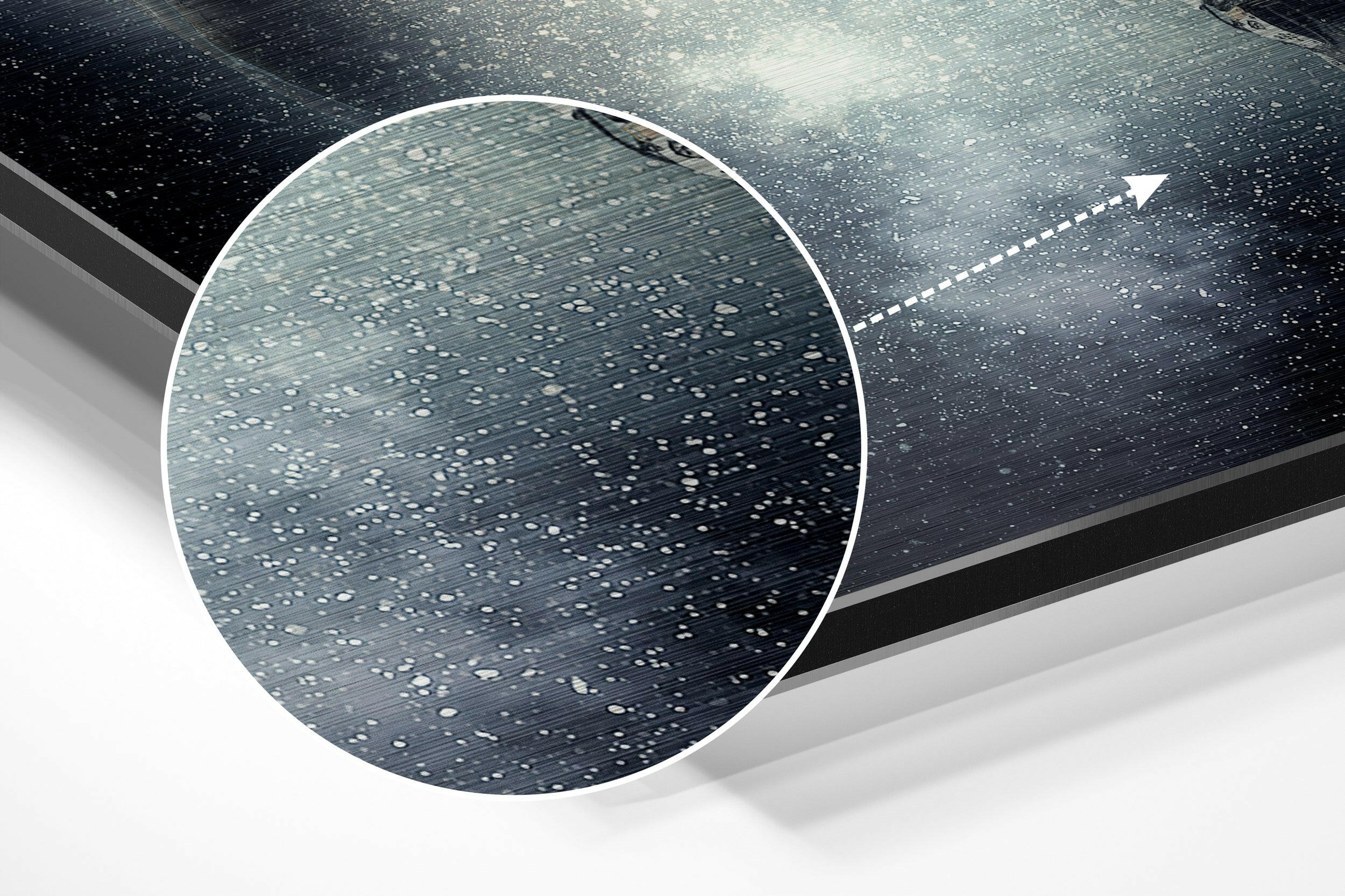 Space Traveller Brushed Aluminium Dibond Wall Art-2