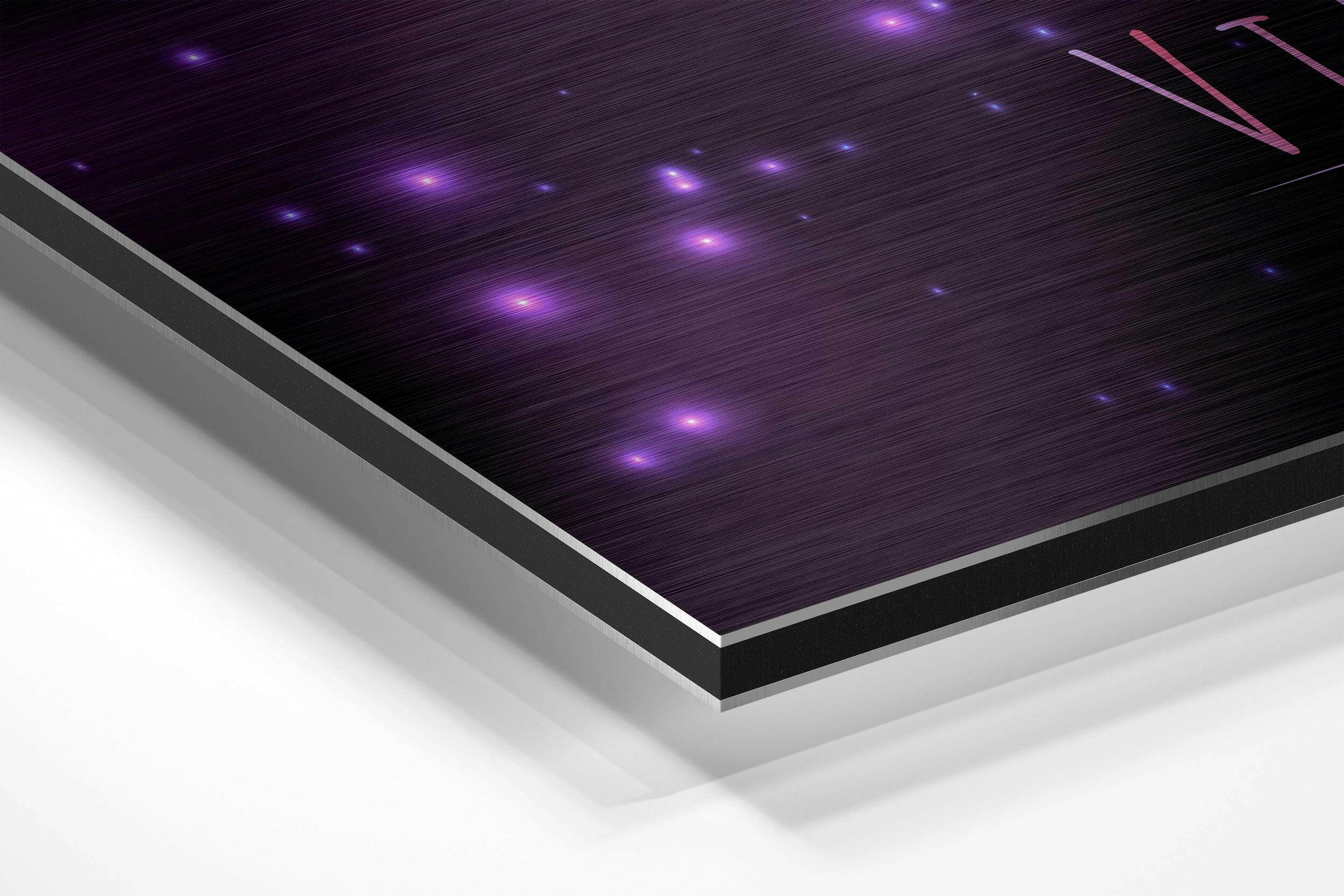 Virgo Brushed Aluminium Dibond Wall Art-1