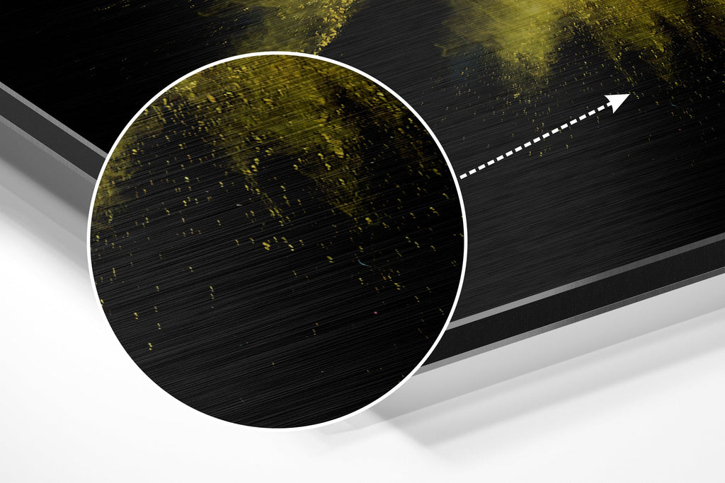 Color Burst Brushed Aluminium Dibond Wall Art-2