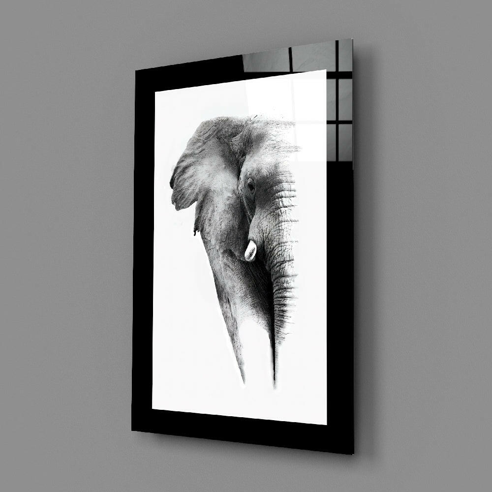 Elephant Glass Wall Art-1