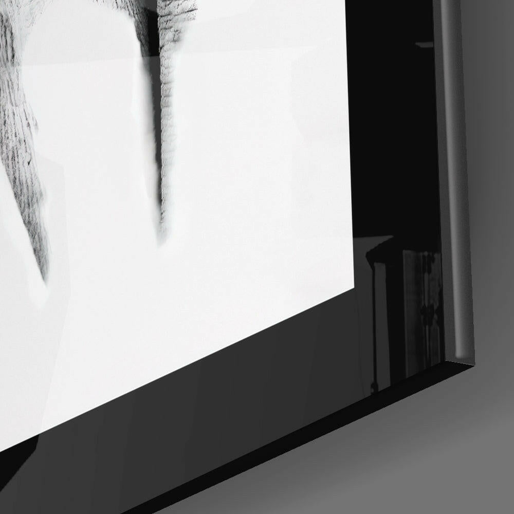 Elephant Glass Wall Art-2