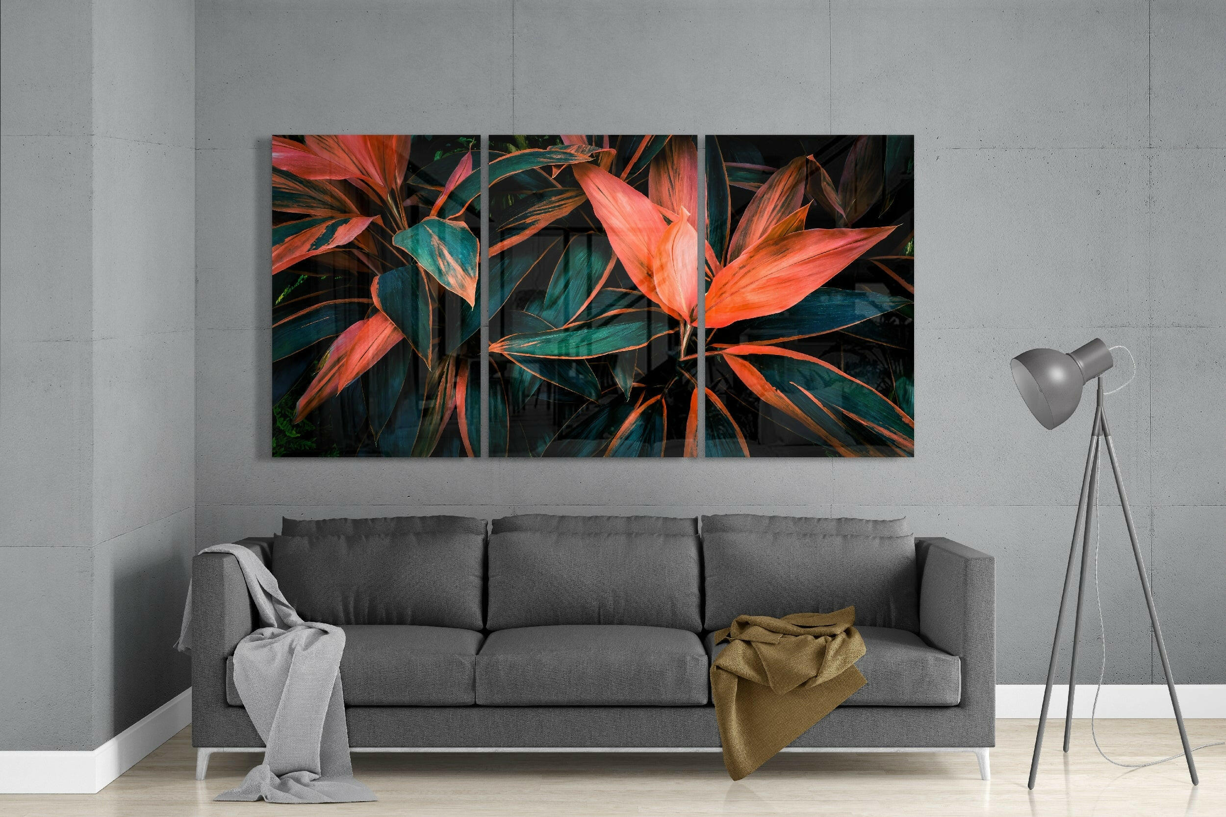 Flower - Cordyline Glass Art-2