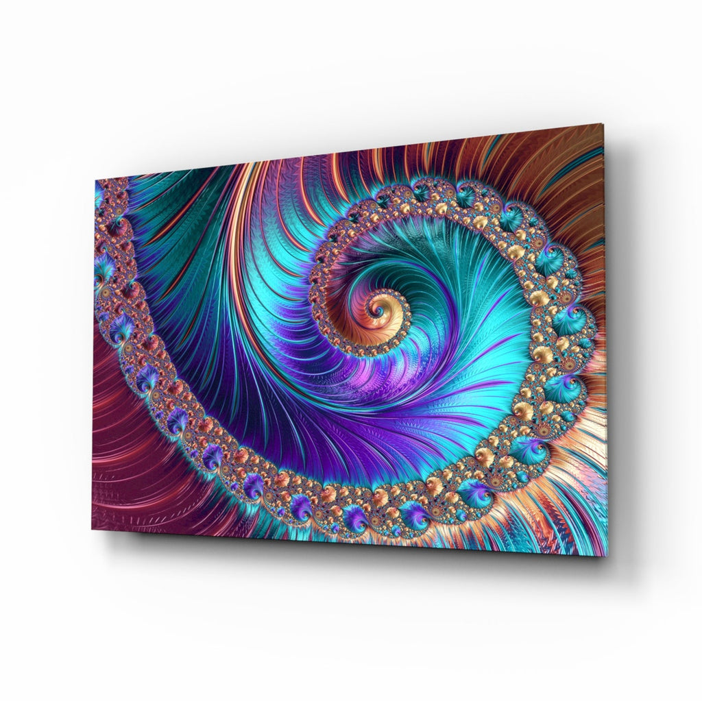 Abstract 2 Glass Wall Arts-0