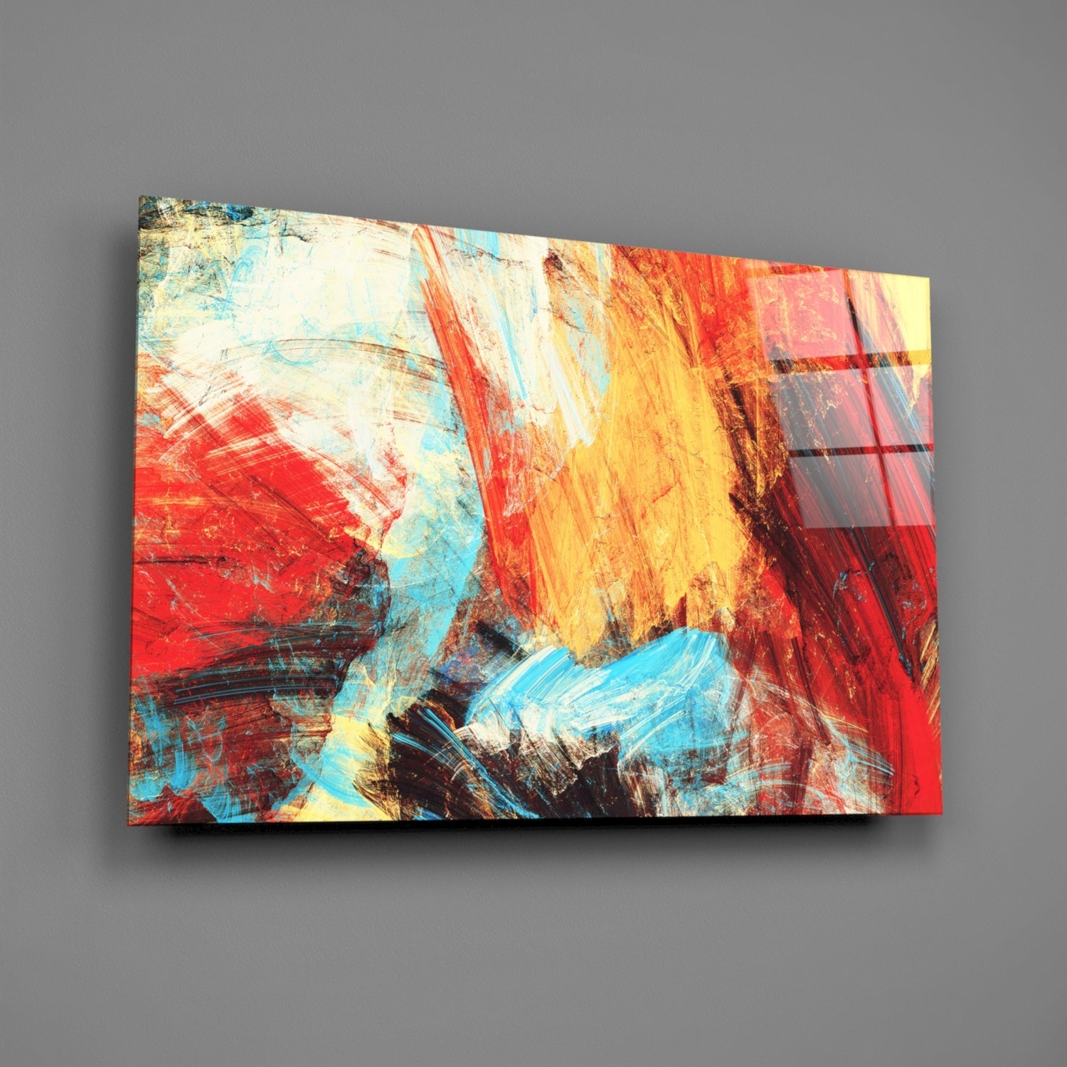 Abstract 3 Glass Wall Arts-1