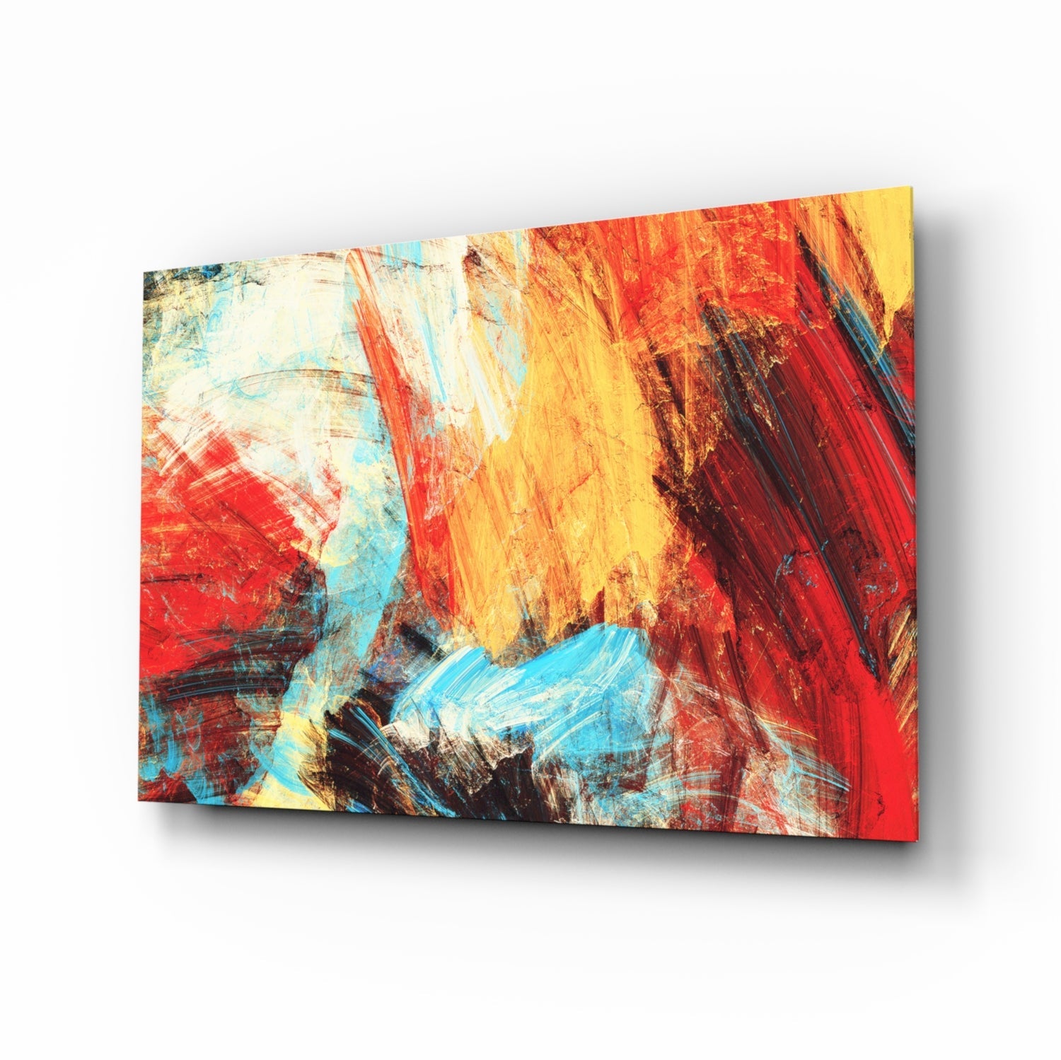 Abstract 3 Glass Wall Arts-0