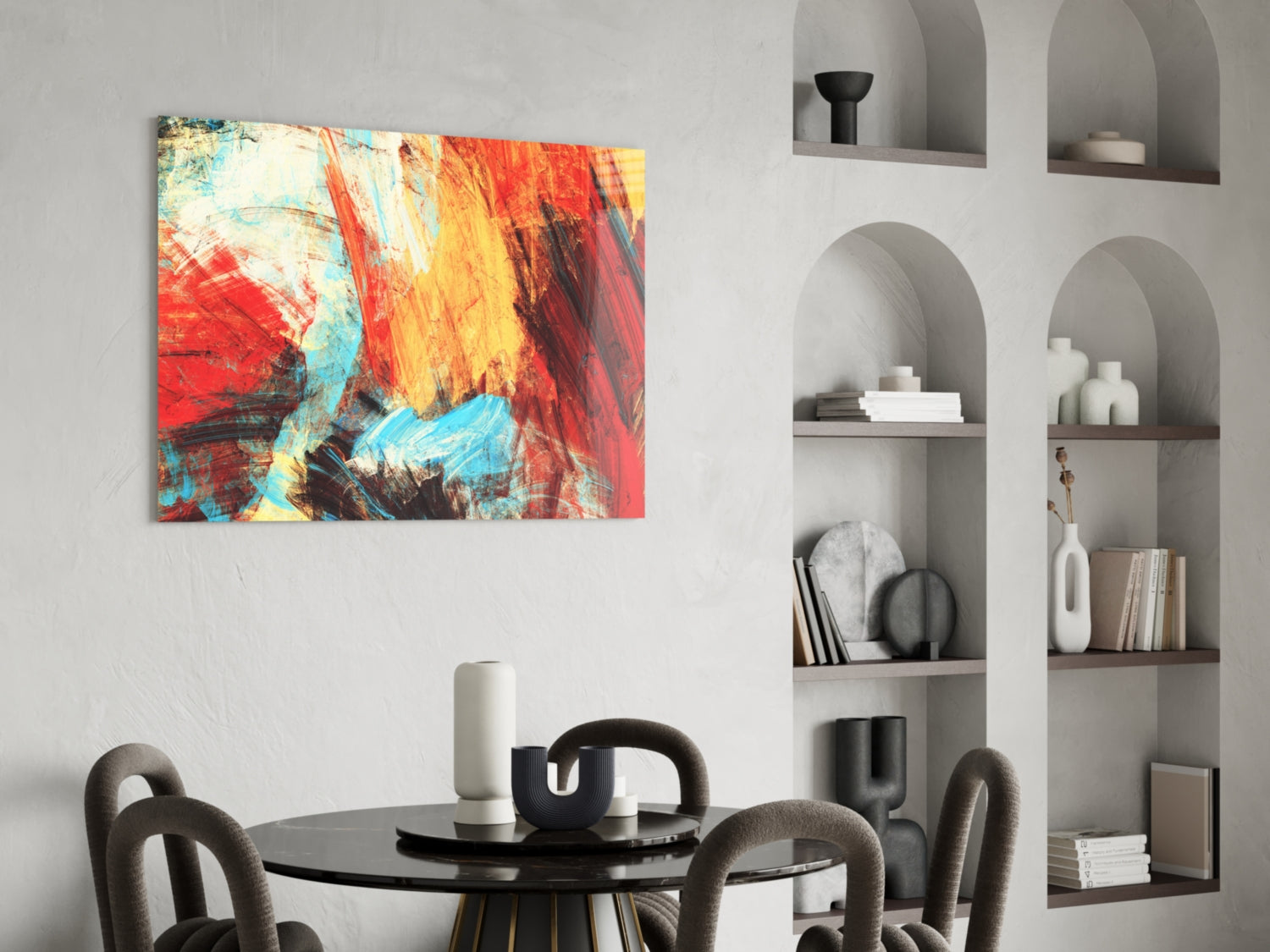 Abstract 3 Glass Wall Arts-4