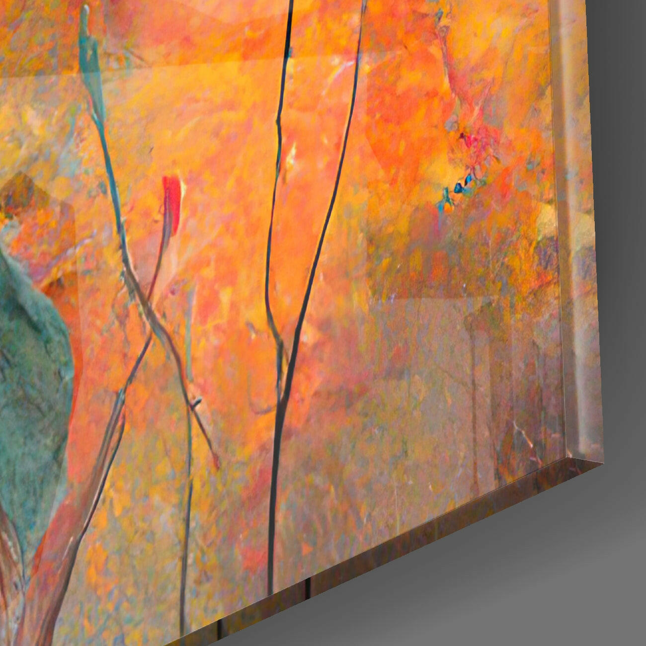 Panda Cup Glass Wall Art  || Designer Collection-2