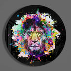 Lion Glass Wall Art-2