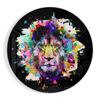 Lion Glass Wall Art-0