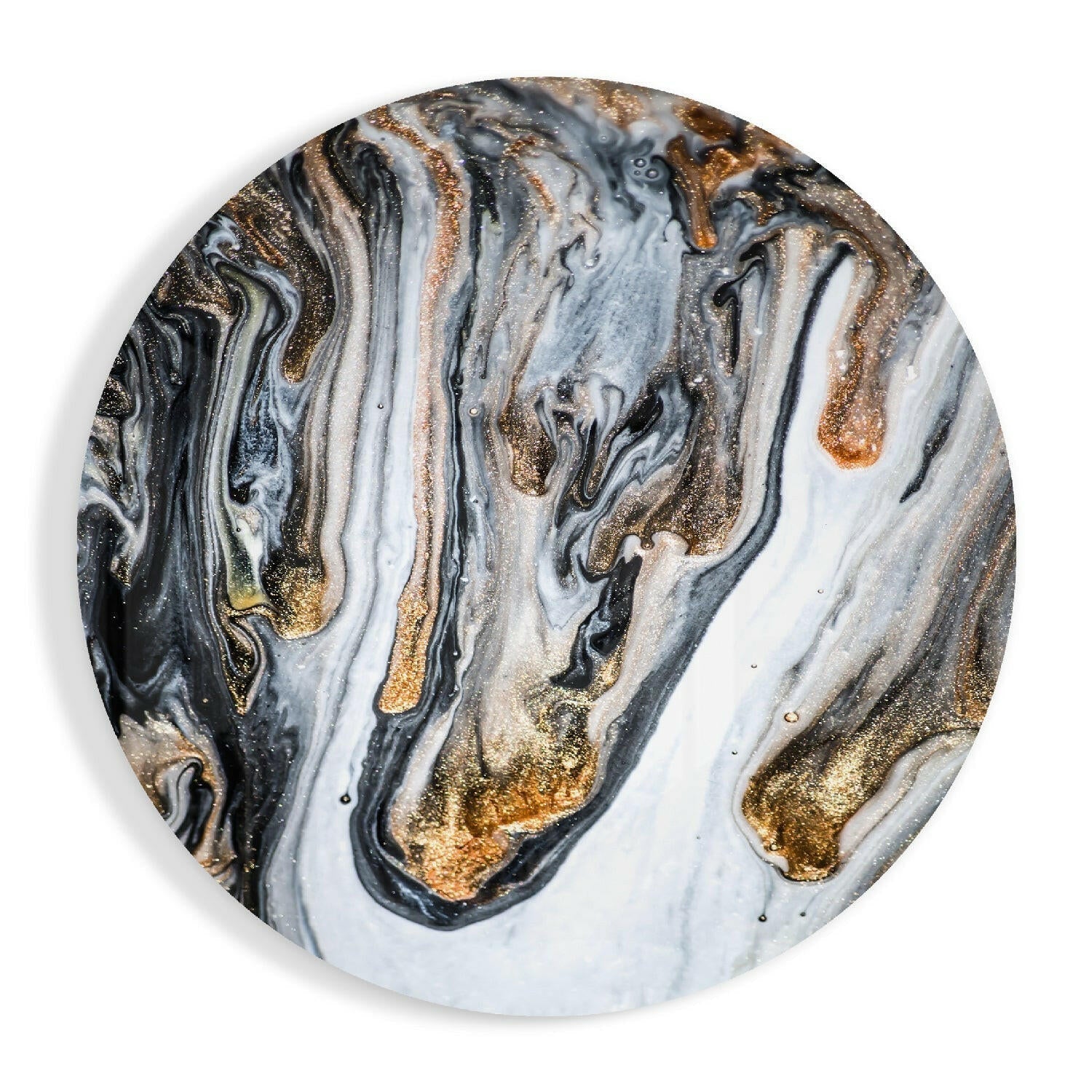 Marble Glass Wall Art-0