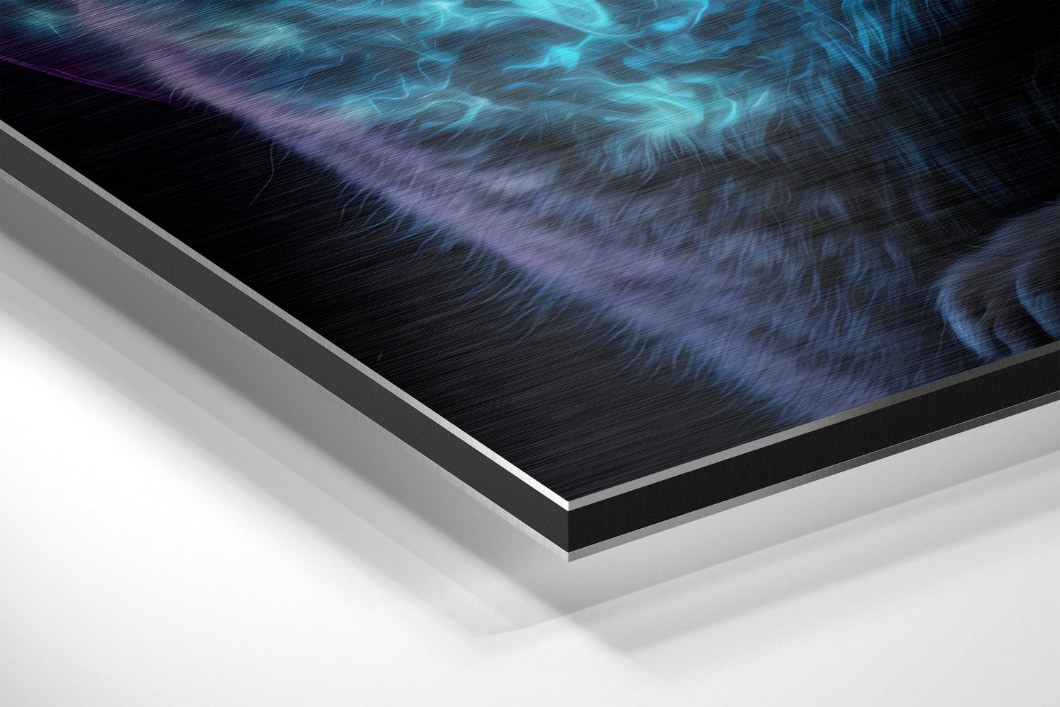 Cat Brushed Aluminum Dibond Wall Art-1