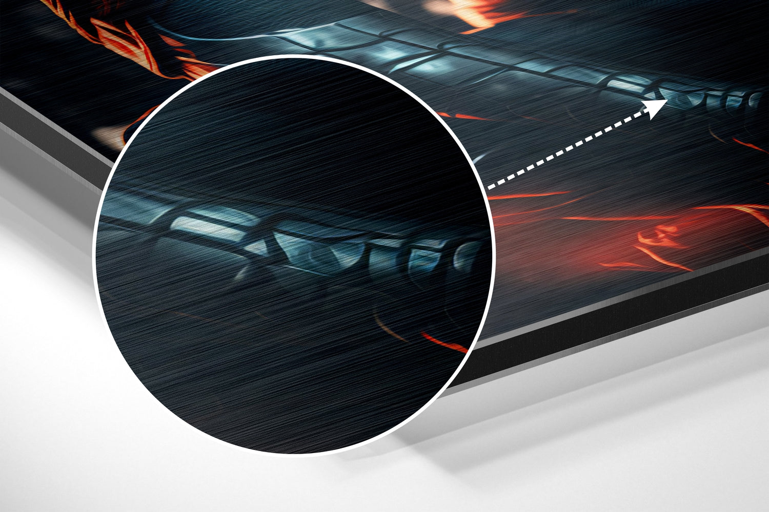 Spider Man Brushed Aluminum Dibond Wall Art-2