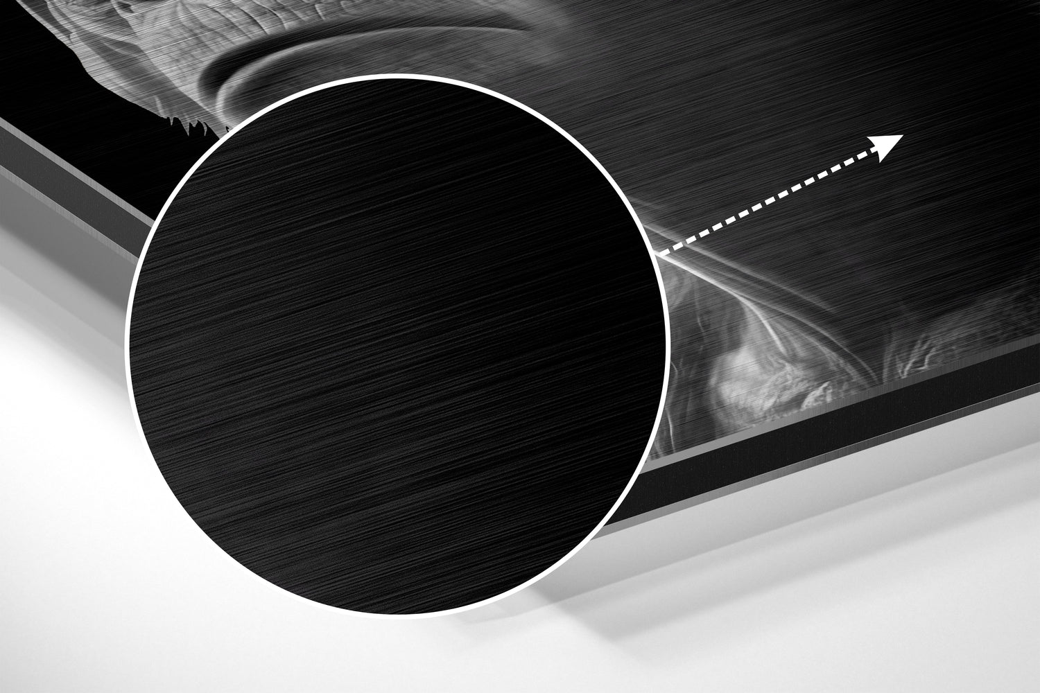 3 Wise Monkeys Brushed Aluminum Dibond Wall Art-2