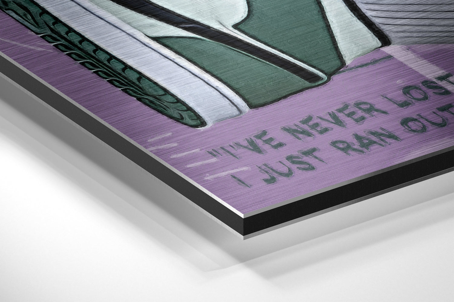 Air Jordan Brushed Aluminum Dibond Wall Art-1