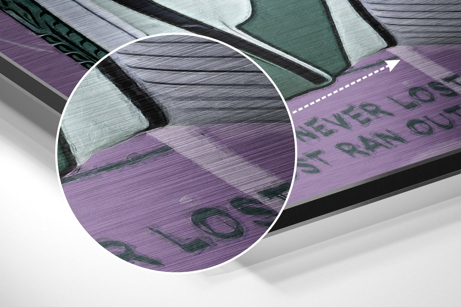 Air Jordan Brushed Aluminum Dibond Wall Art-2