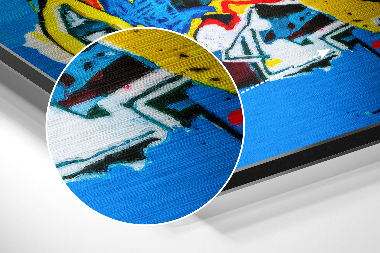 Basquiat Brushed Aluminum Dibond Wall Art-2