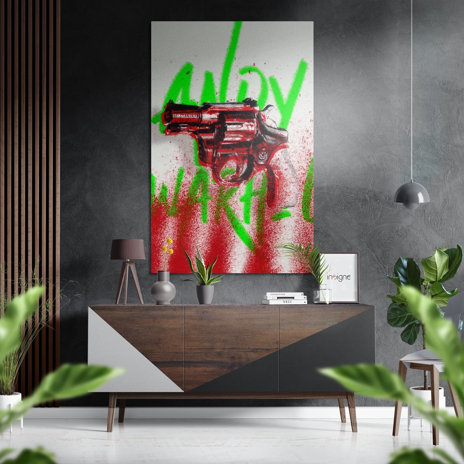 Andy Warhol Brushed Aluminum Dibond Wall Art-0