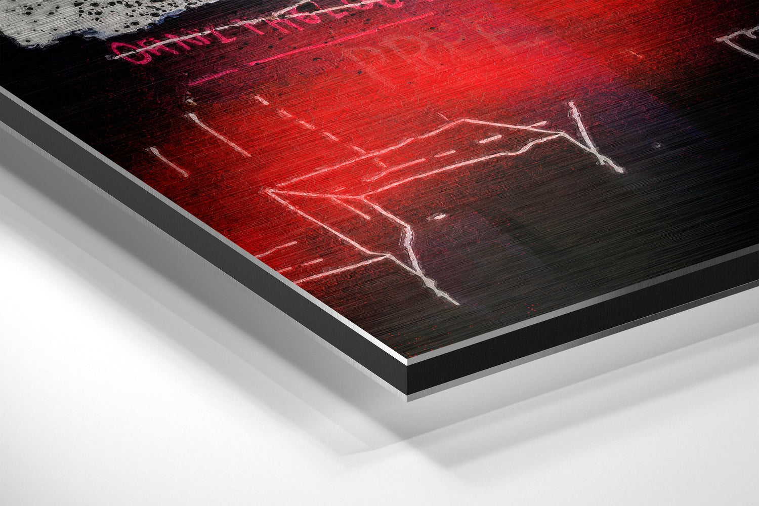 Basquiat Brushed Aluminum Dibond Wall Art-1