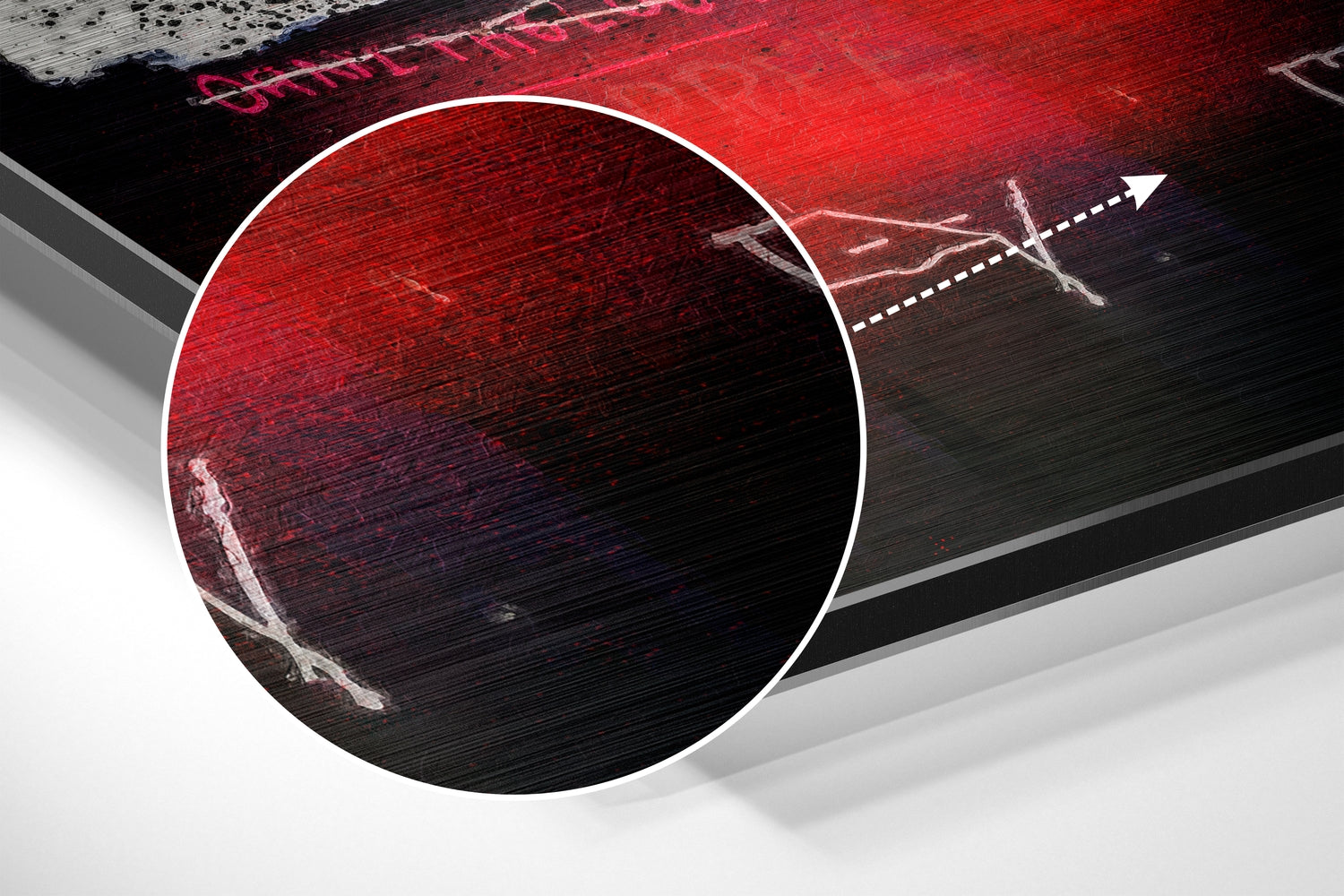 Basquiat Brushed Aluminum Dibond Wall Art-2