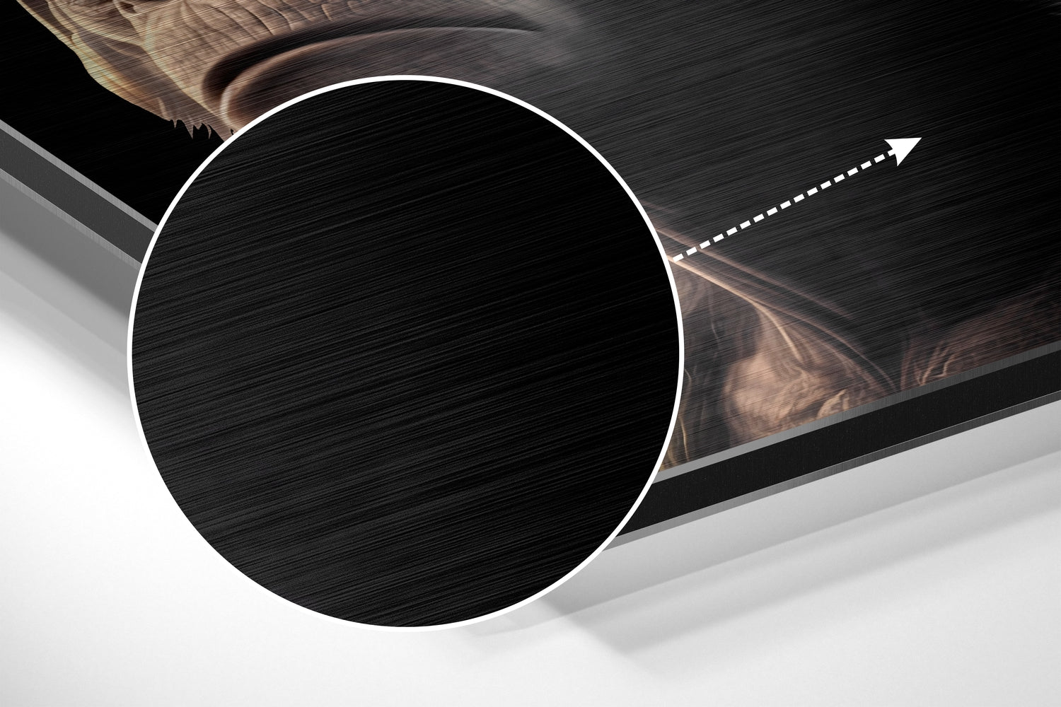 3 Wise Monkeys Brushed Aluminum Dibond Wall Art-2