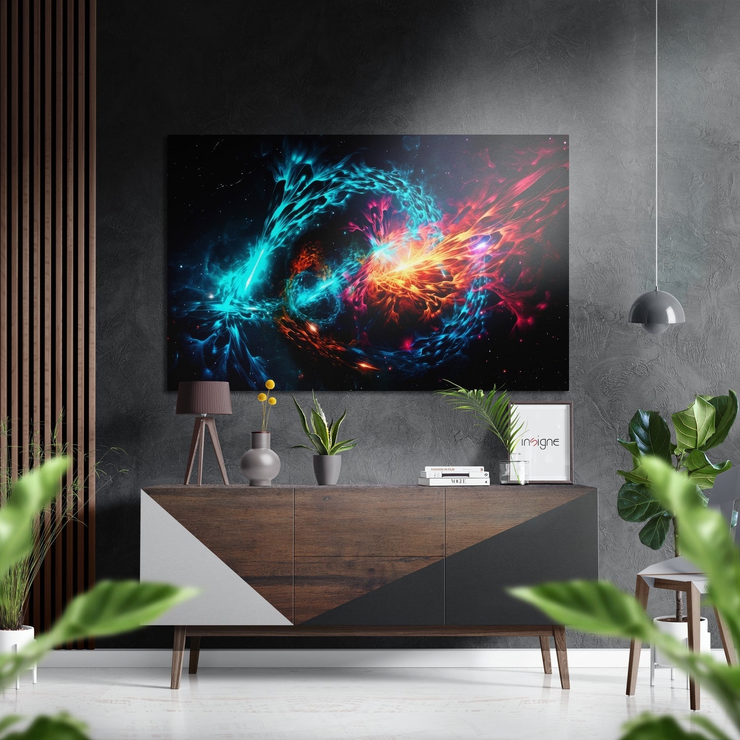Colors of Space Brushed Aluminum Dibond Wall Art-0