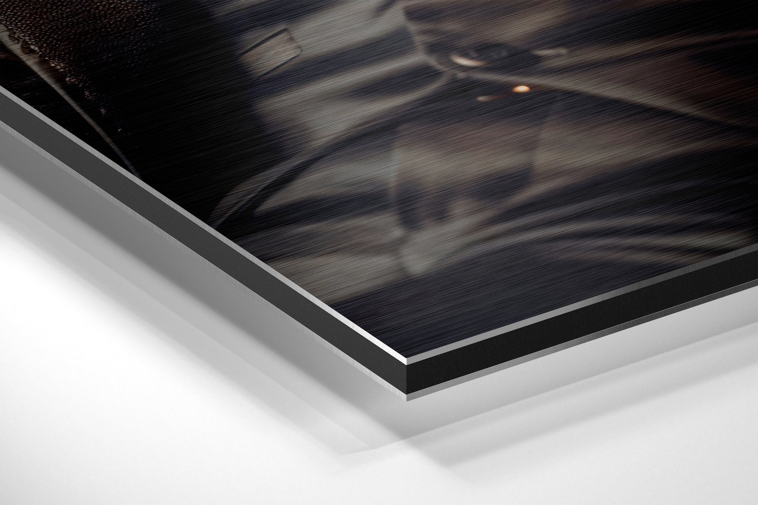 Cat Boss Brushed Aluminum Dibond Wall Art-1