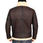 Men’s B3 Bomber Aviator Shearling Leather Jacket-1
