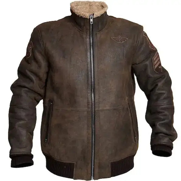 Men’s B3 RAF Aviator Shearling Bomber Jacket-1