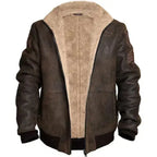 Men’s B3 RAF Aviator Shearling Bomber Jacket-0