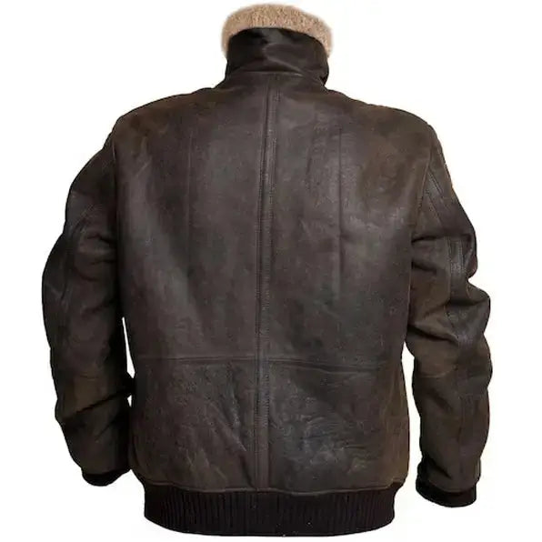 Men’s B3 RAF Aviator Shearling Bomber Jacket-2