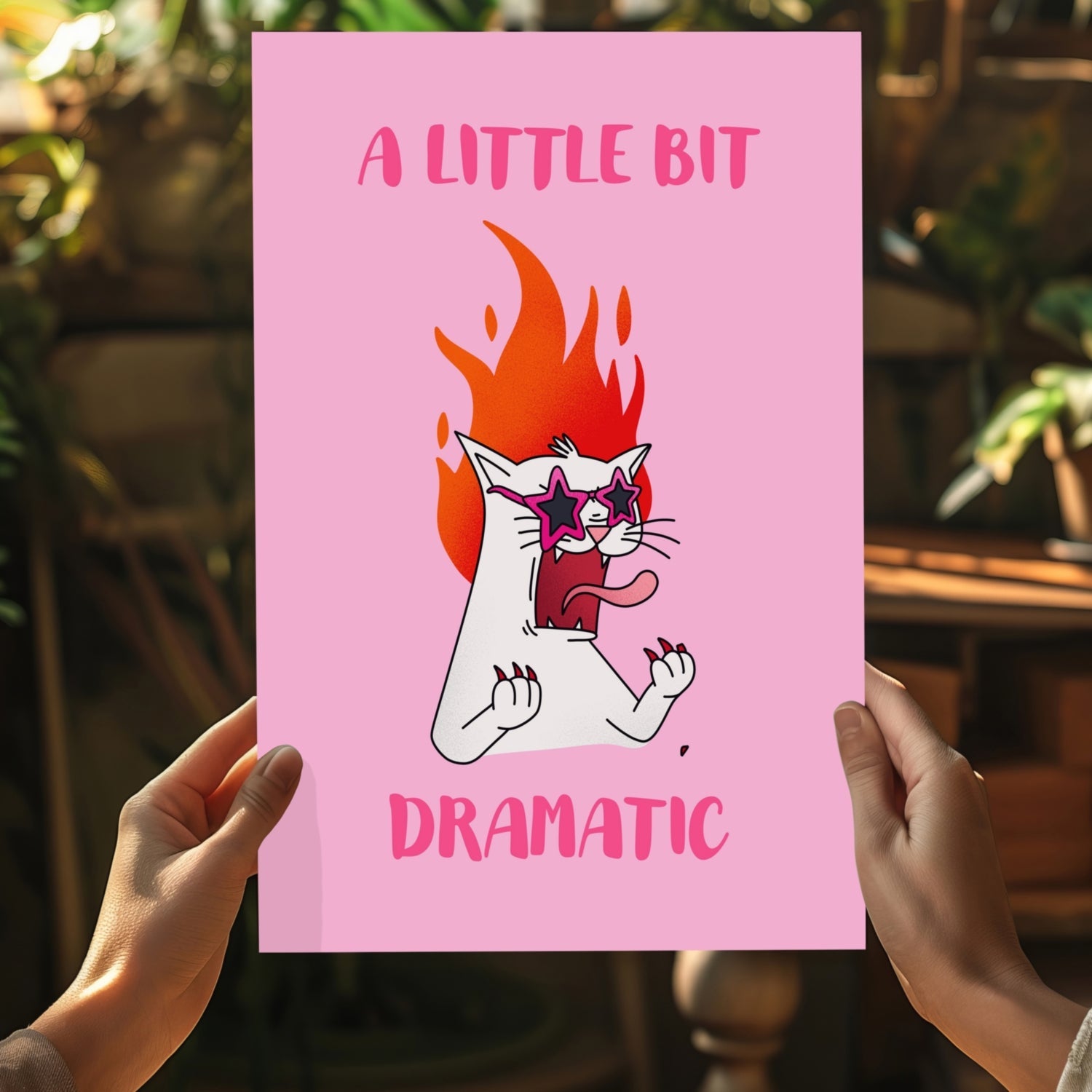 A Little Bit Dramatic Aluminum Print-4