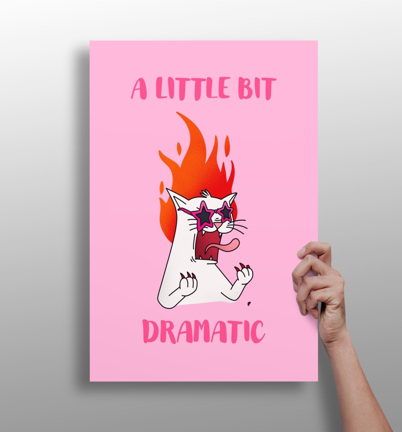 A Little Bit Dramatic Aluminum Print-0