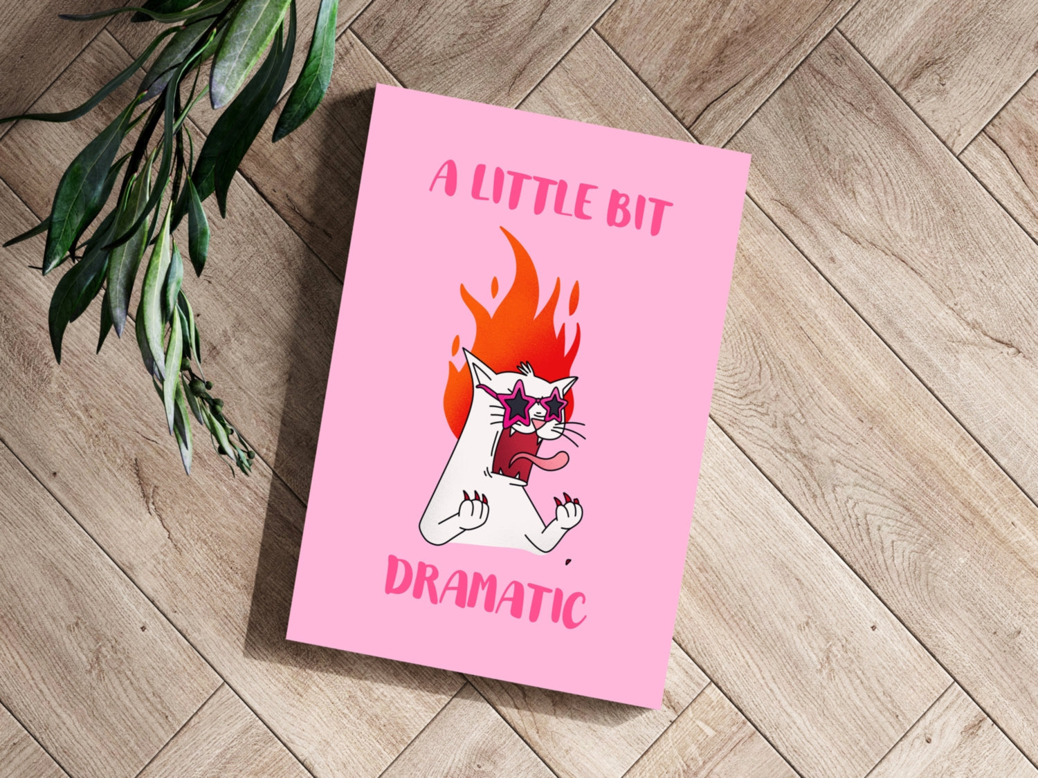 A Little Bit Dramatic Aluminum Print-2