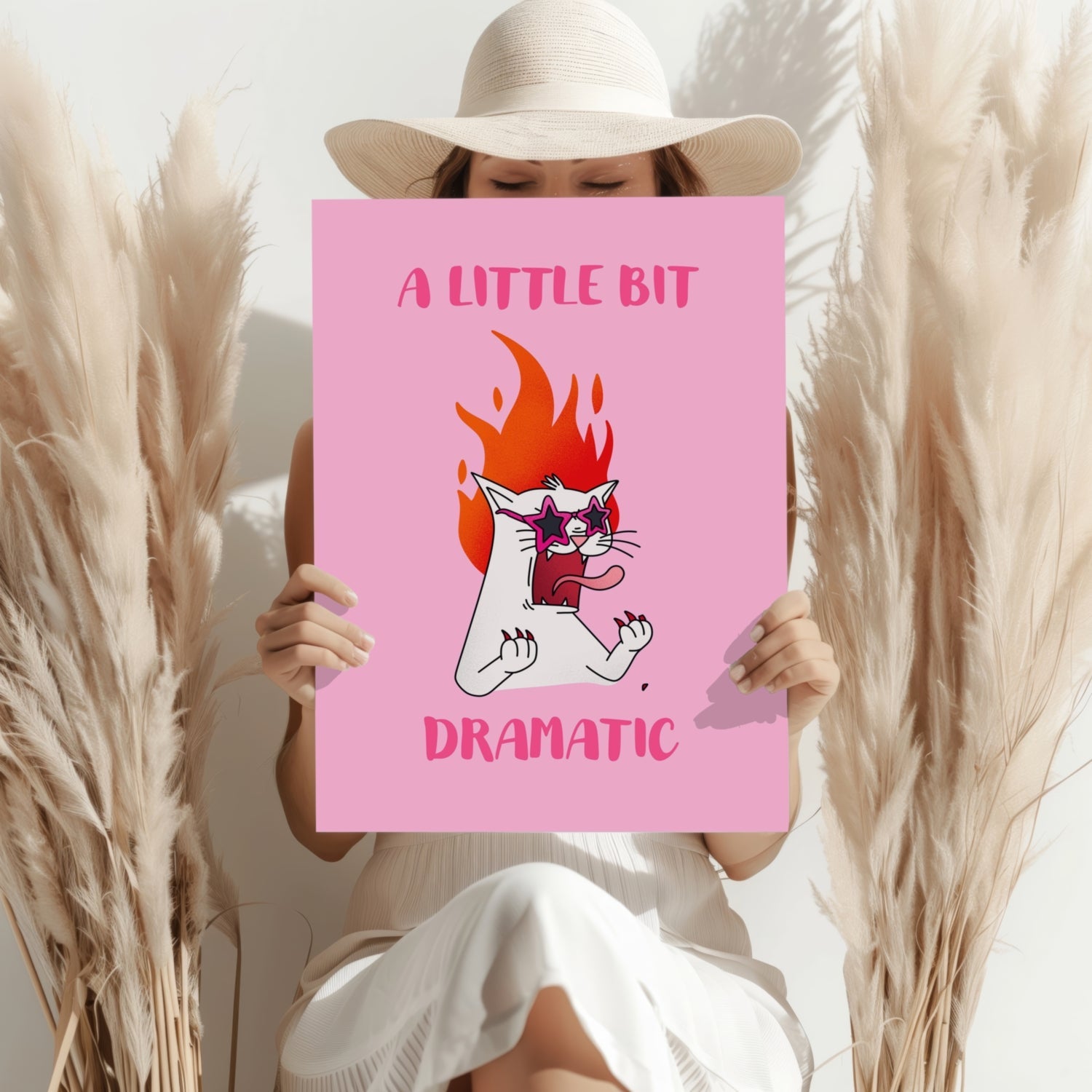 A Little Bit Dramatic Aluminum Print-3