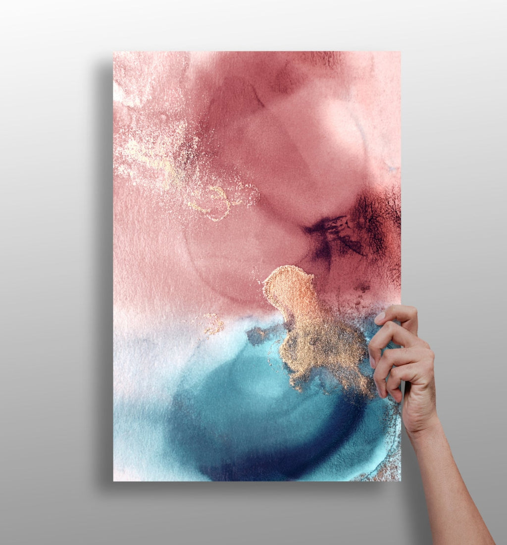 Abstract Aluminum Print-0