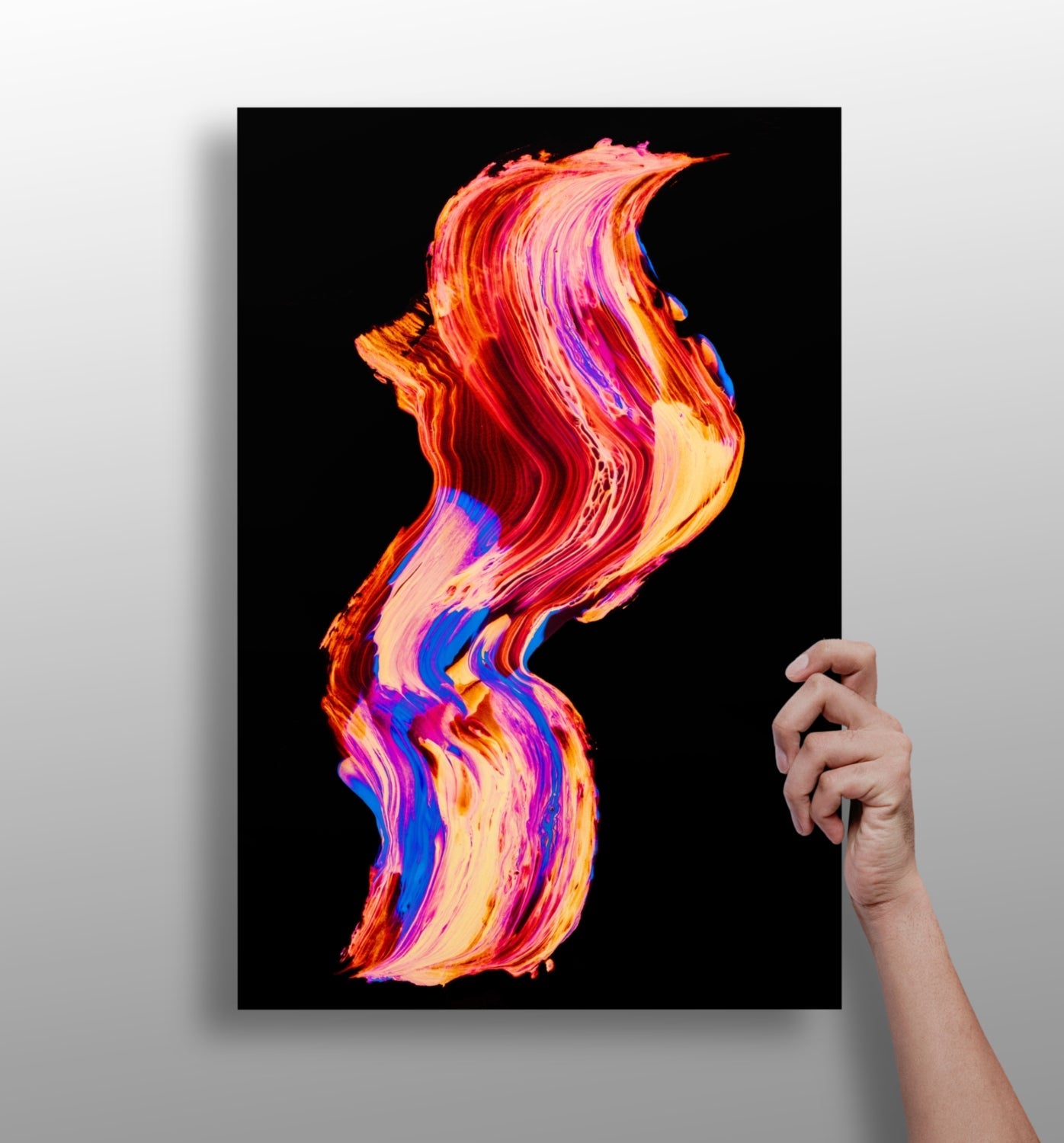 Abstract Art Aluminum Print-0