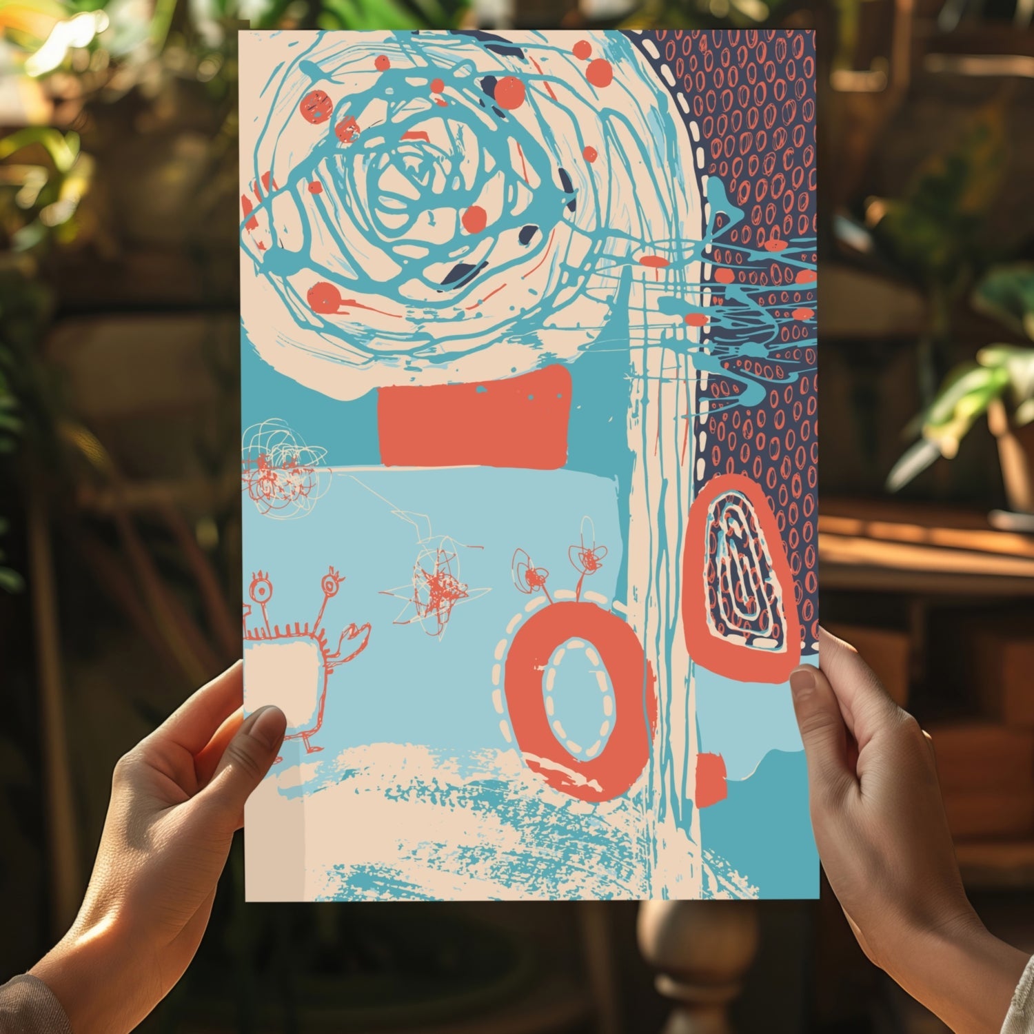 Modern Art Aluminum Print-4