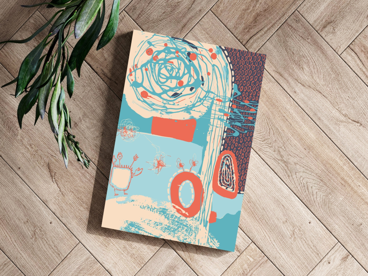 Modern Art Aluminum Print-2