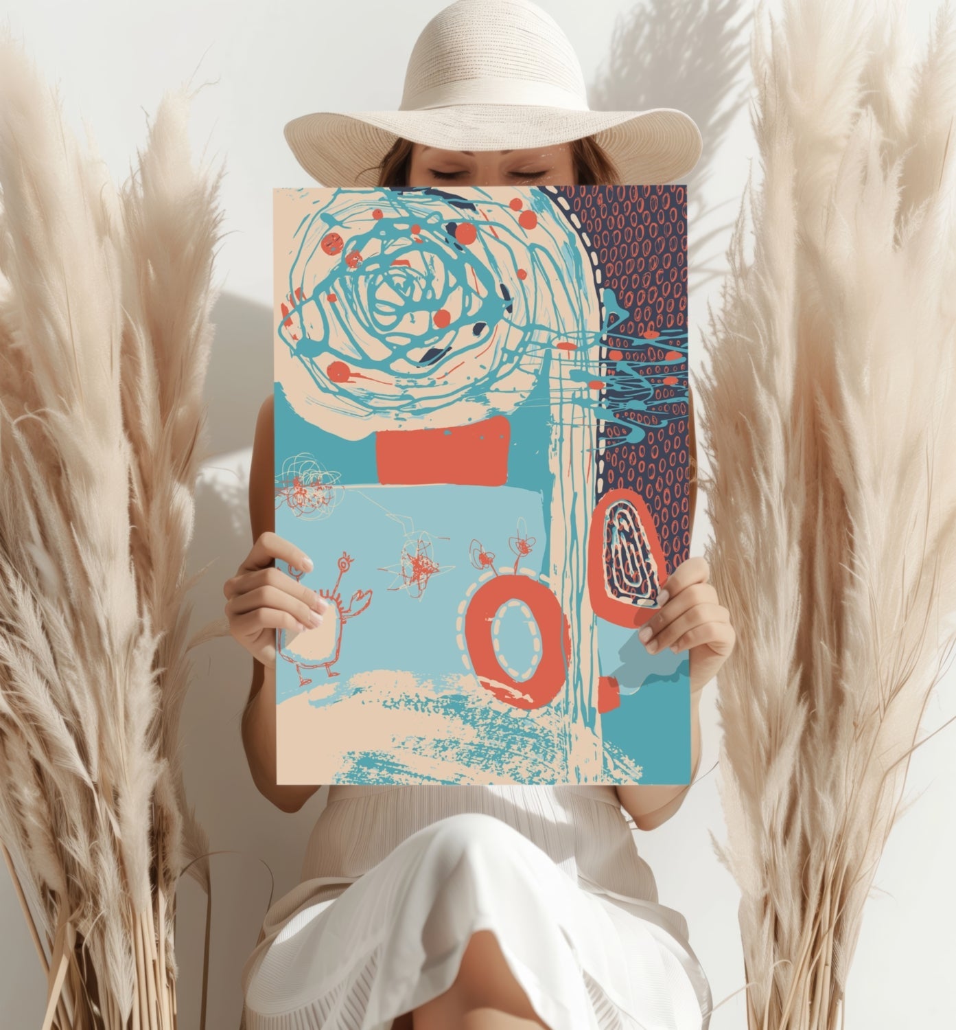 Modern Art Aluminum Print-3