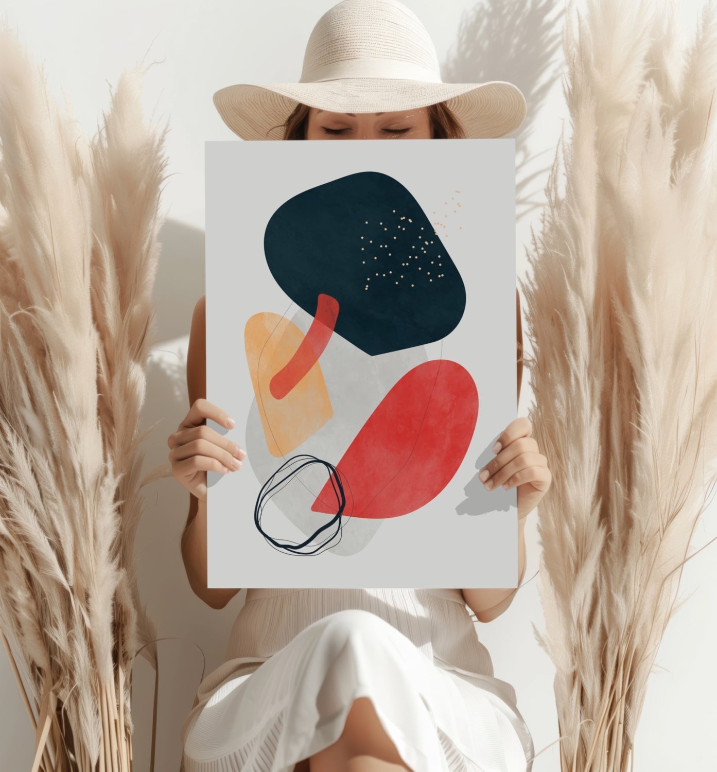 Line Art V15 Aluminum Print-3