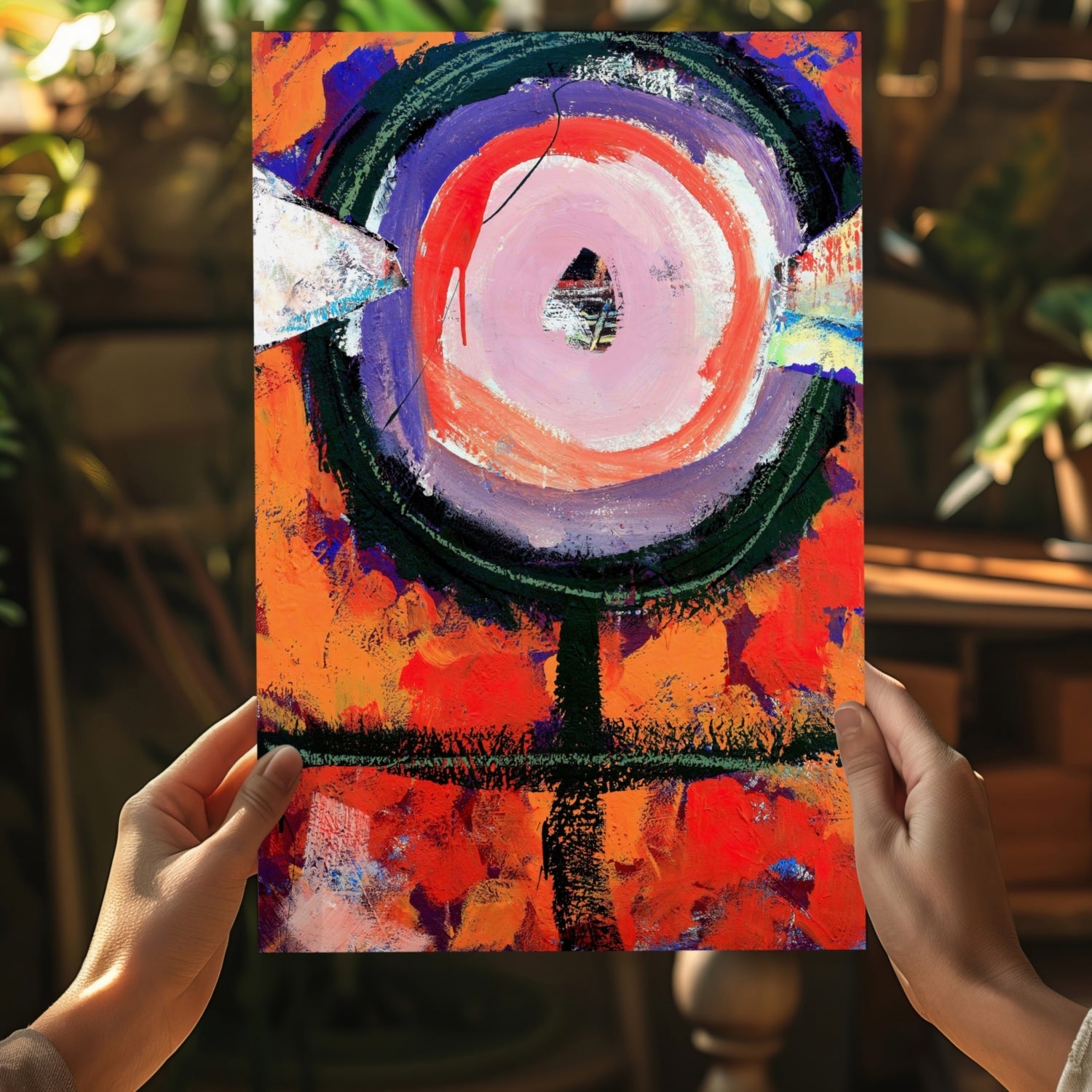 Abstract Art Aluminum Print-4