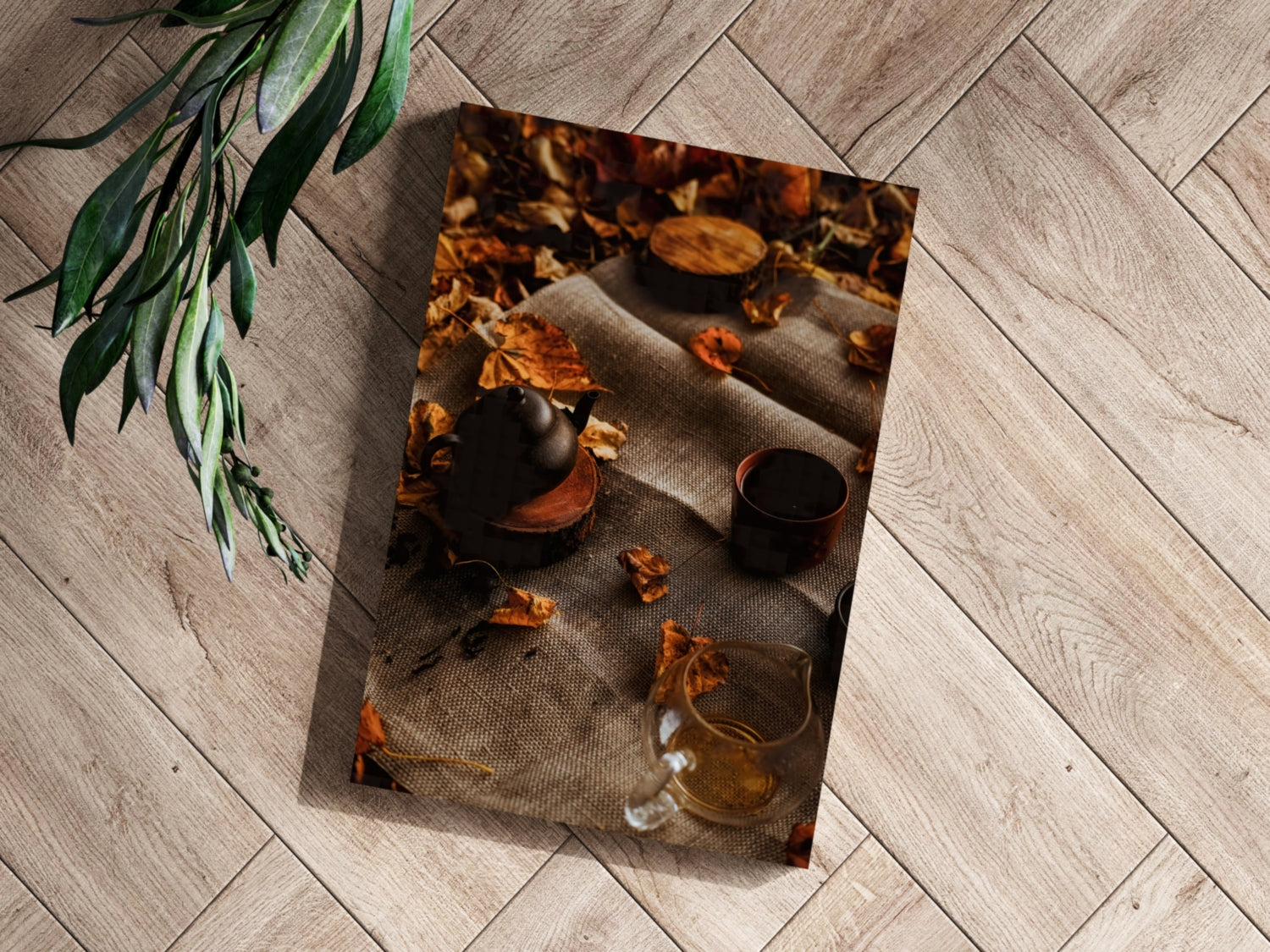 A Cup Of Tea Aluminum Print-2