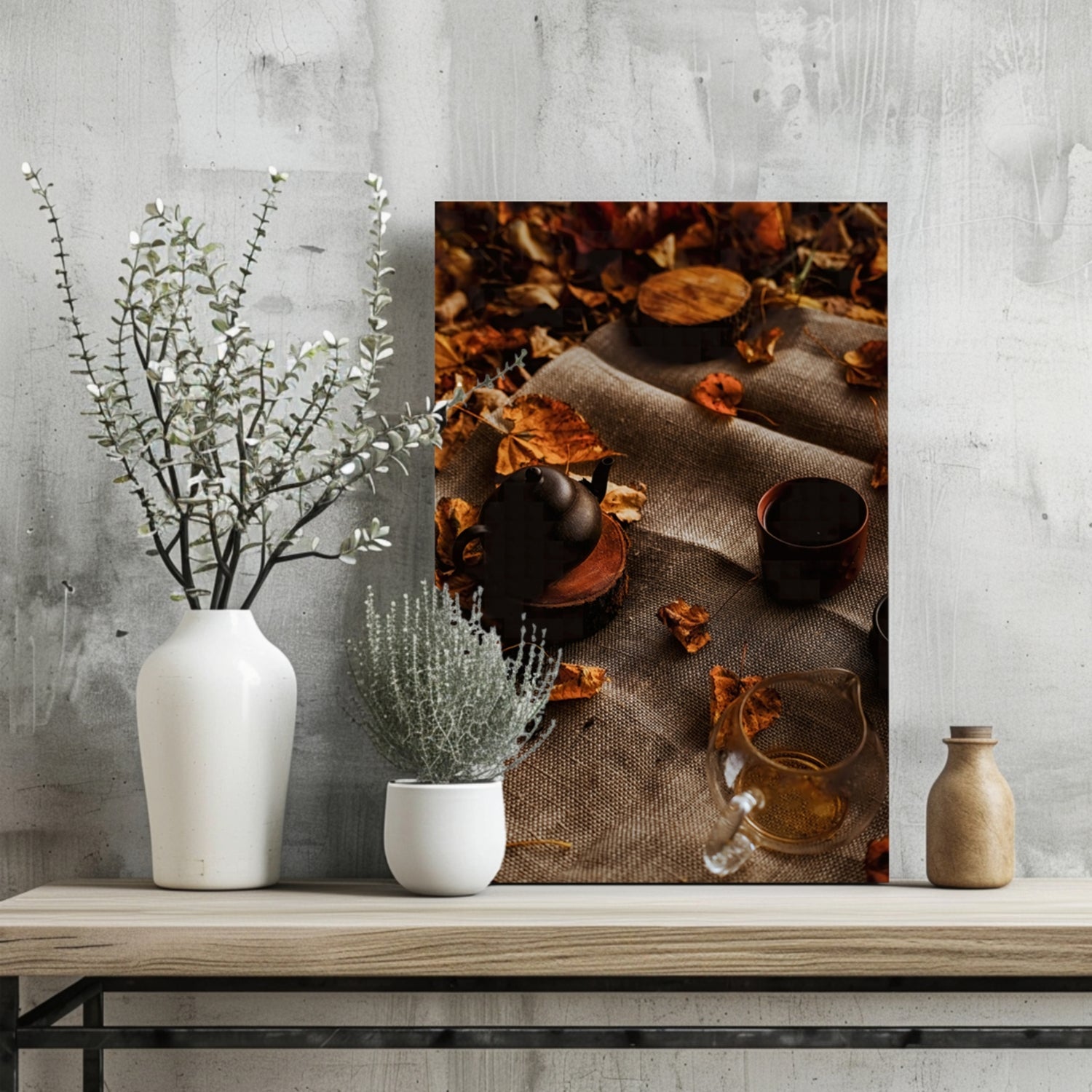 A Cup Of Tea Aluminum Print-1